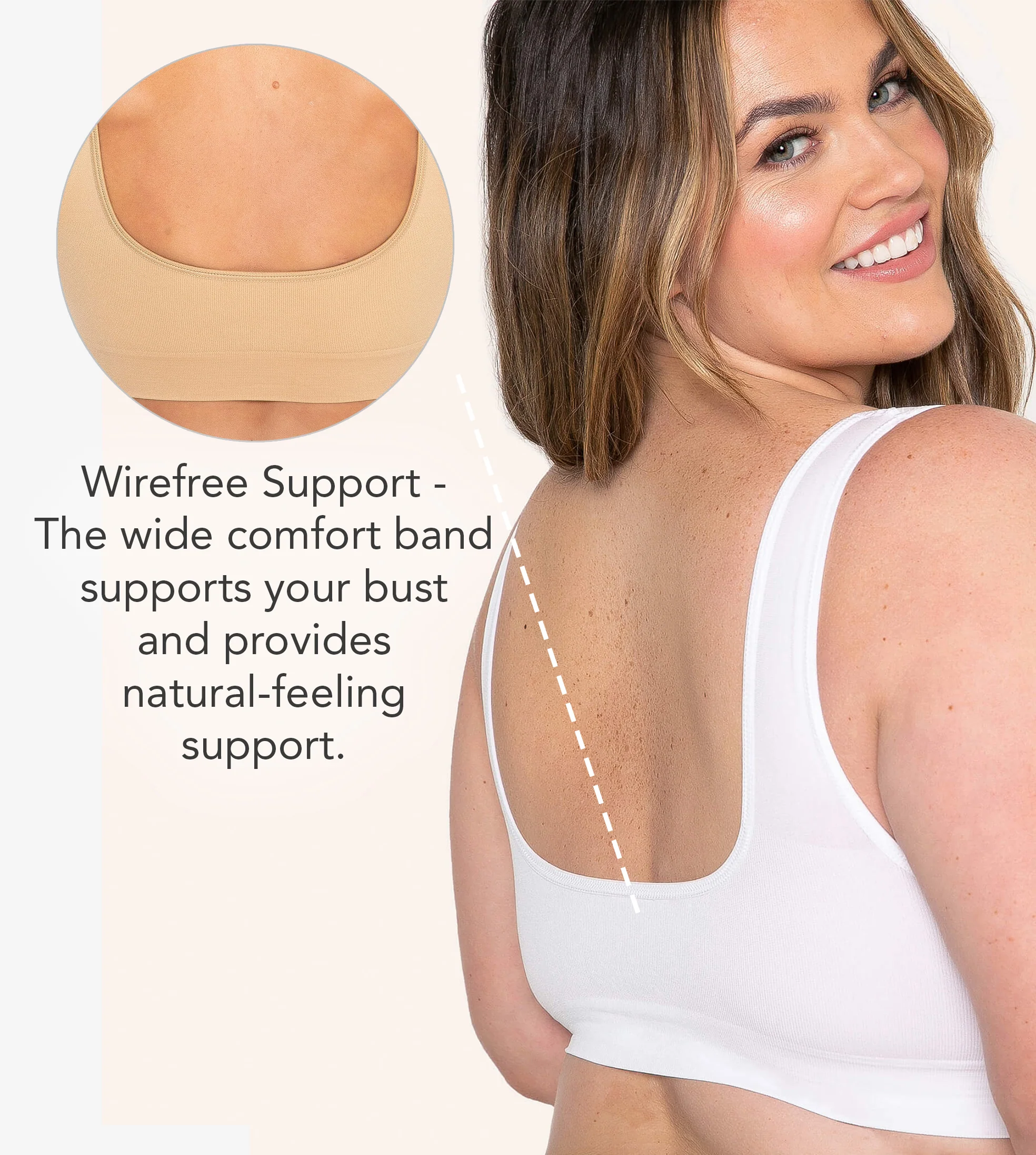 Daily Comfort Throw-on Wirefree Bra AA-DD - Image 3