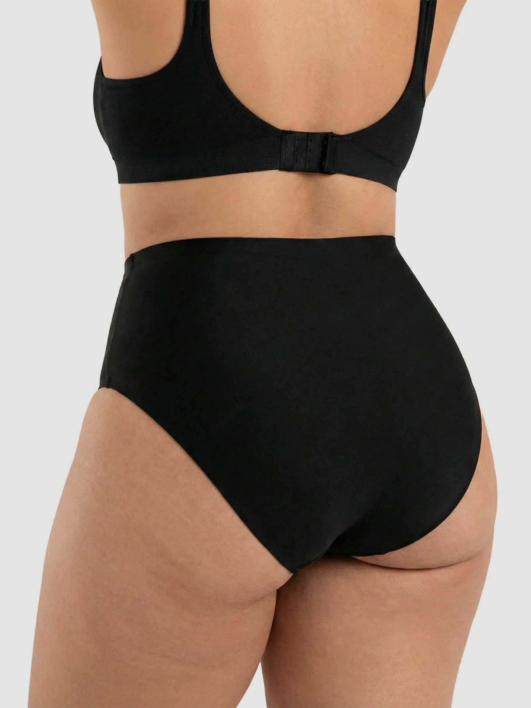 High Waist Seamless Bonded Brief Underwear - Image 3