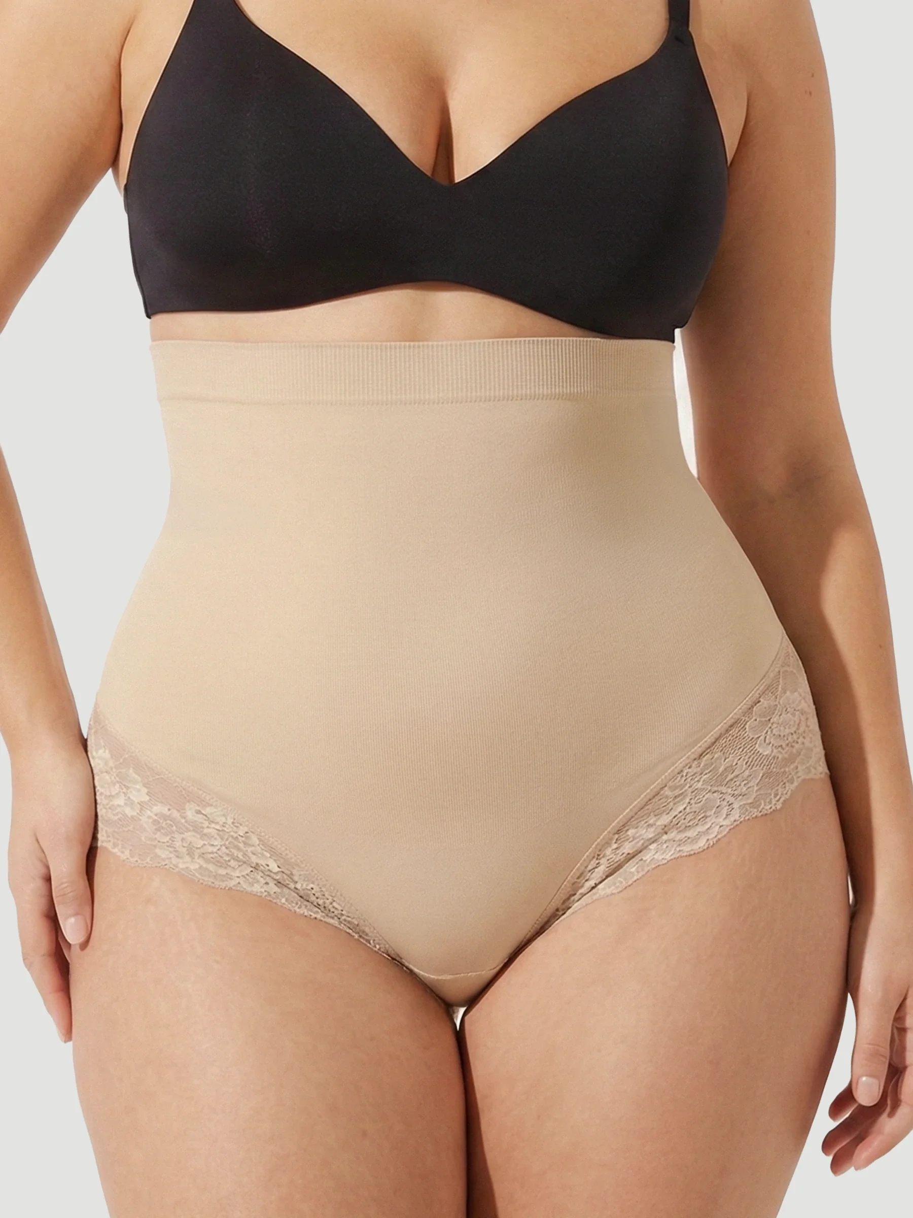 High Waisted Shaping Lace Panty - Image 11