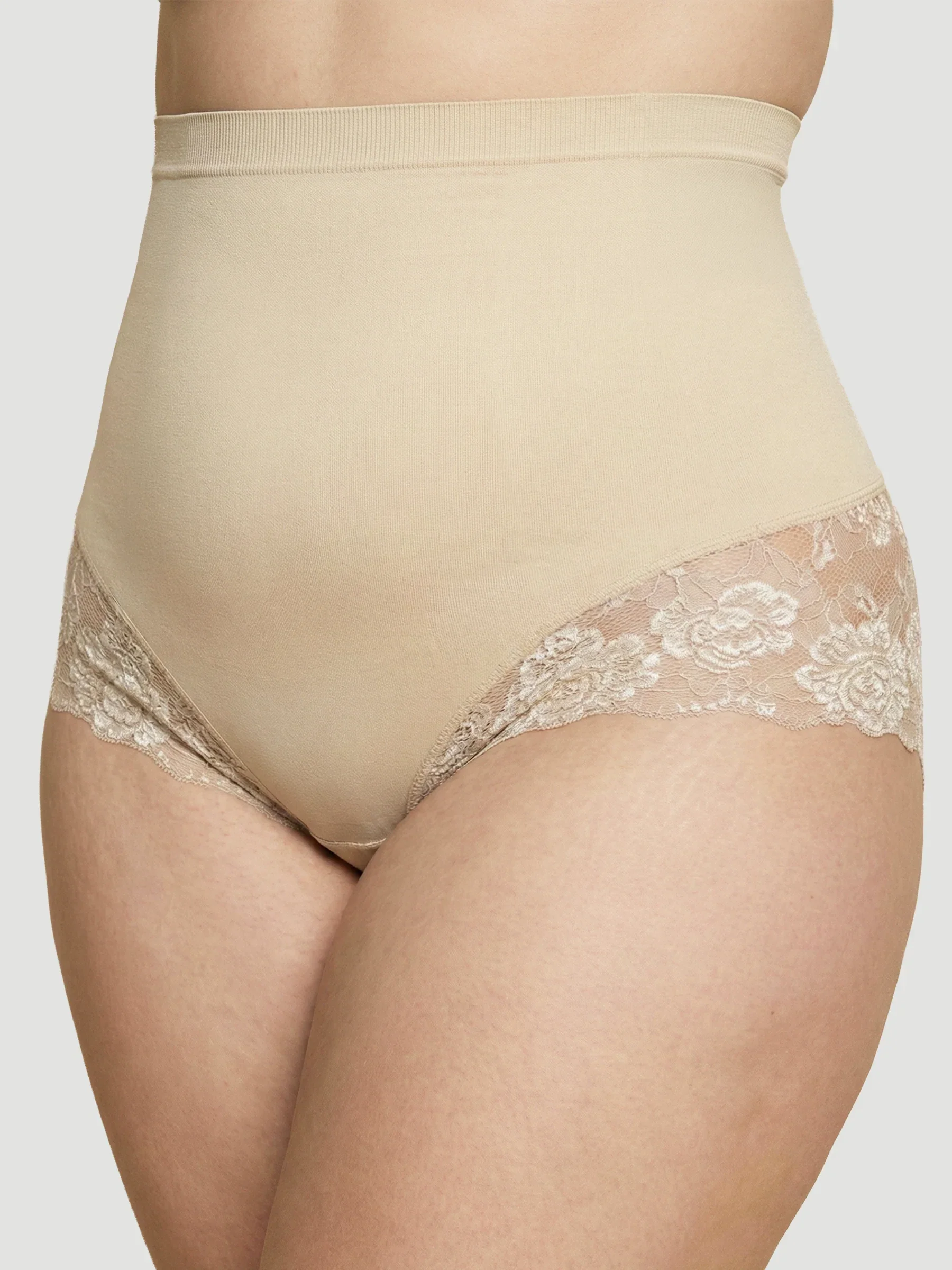 High Waisted Shaping Lace Panty - Image 4