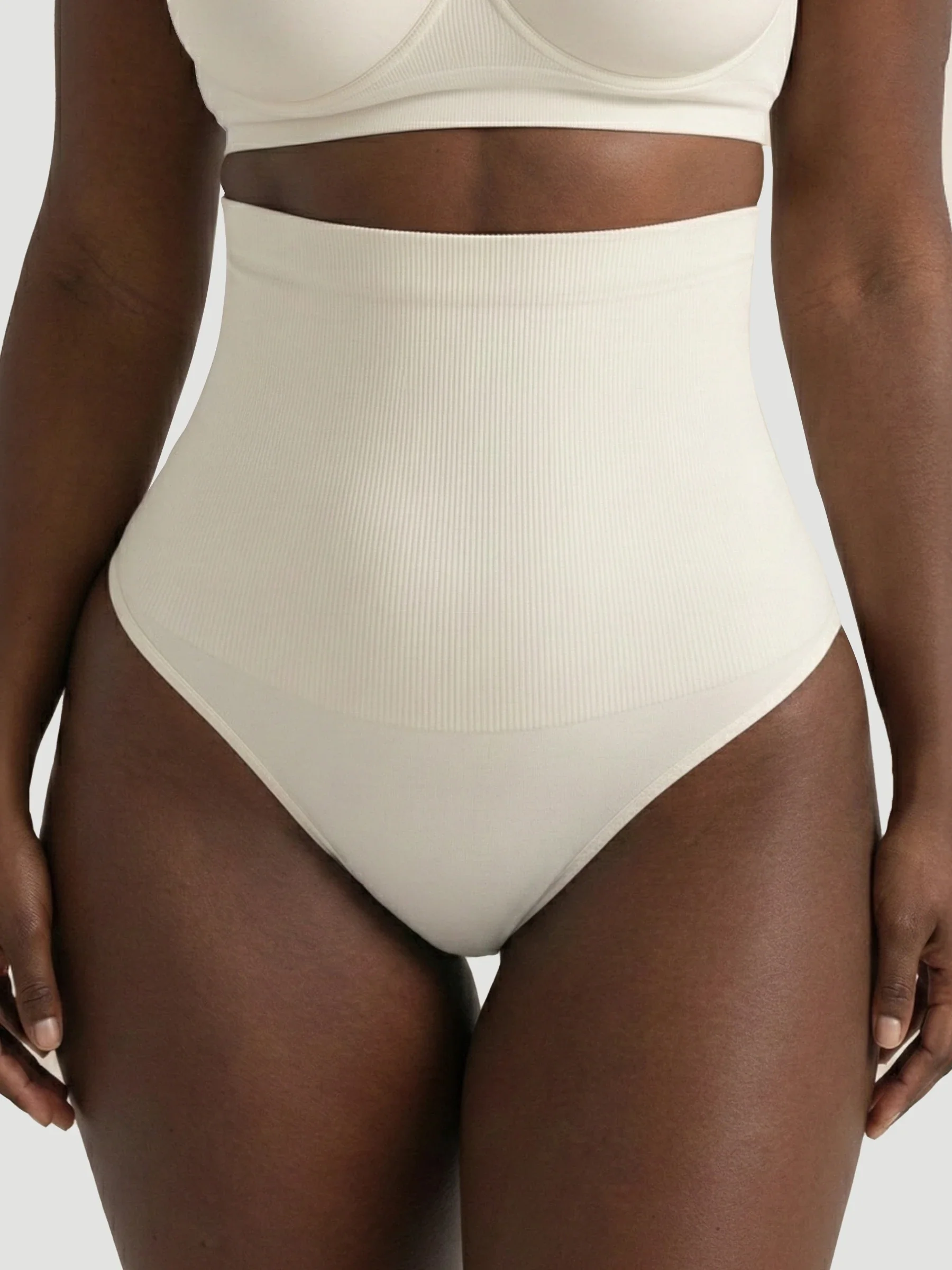 High Waisted Shaping Thong - Image 3
