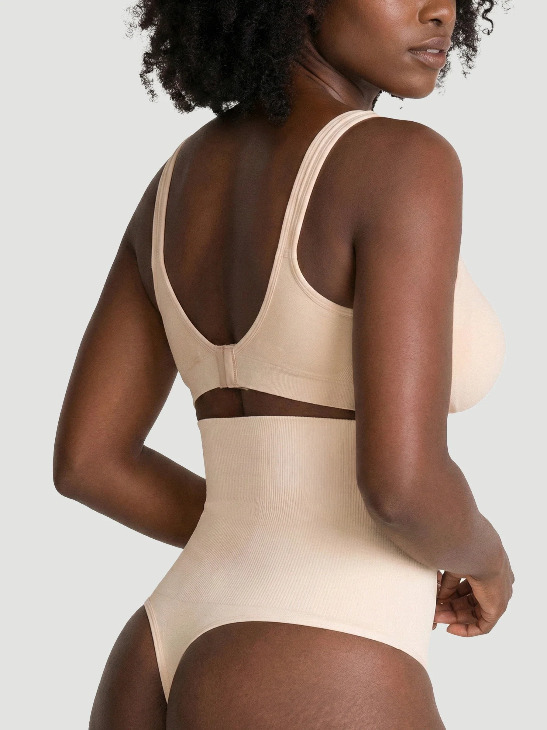 High Waisted Shaping Thong - Image 4