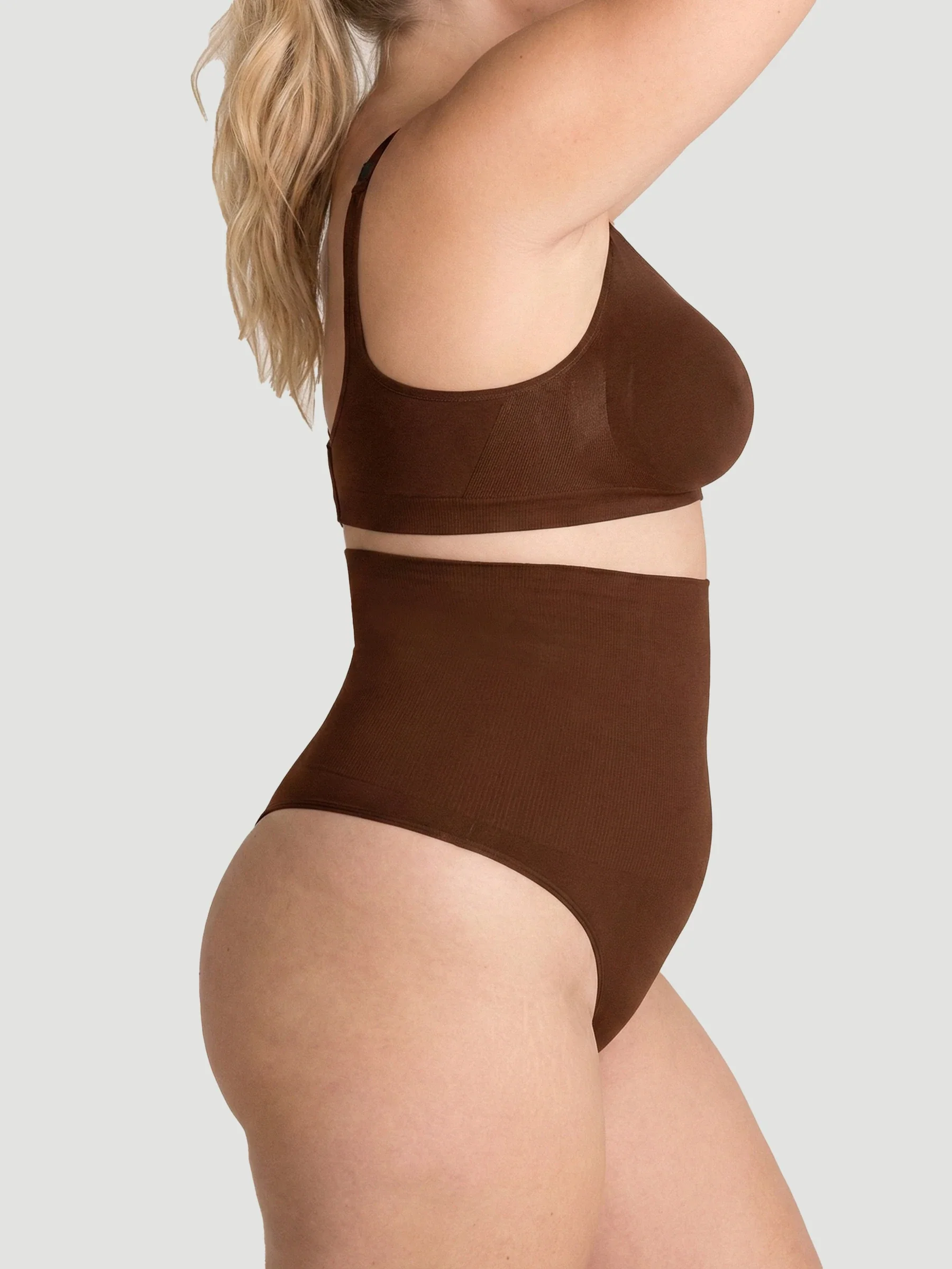 High Waisted Shaping Thong - Image 6