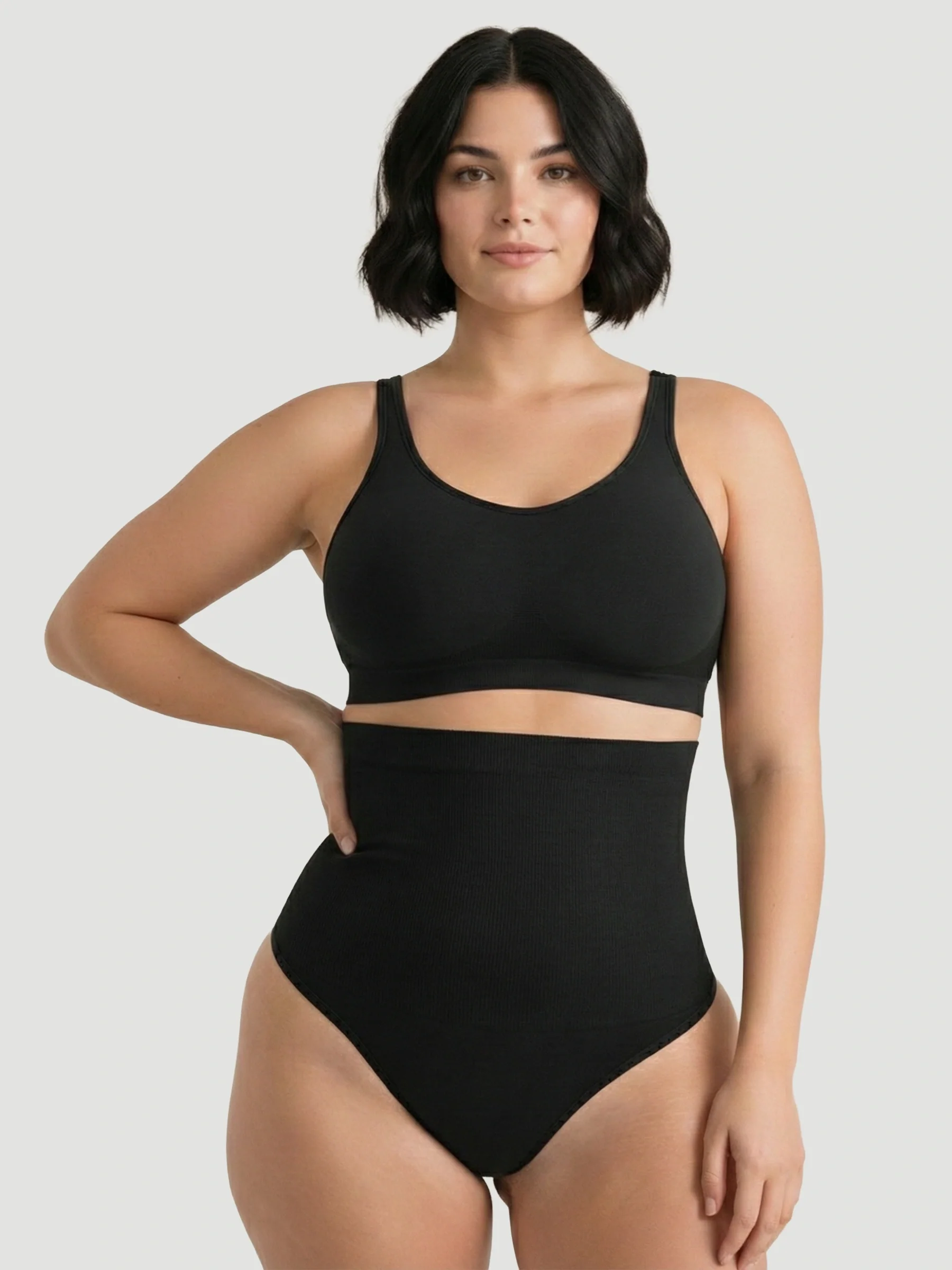 High Waisted Shaping Thong - Image 8